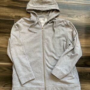 & Other Stories Gray Zip-Up Hoodie